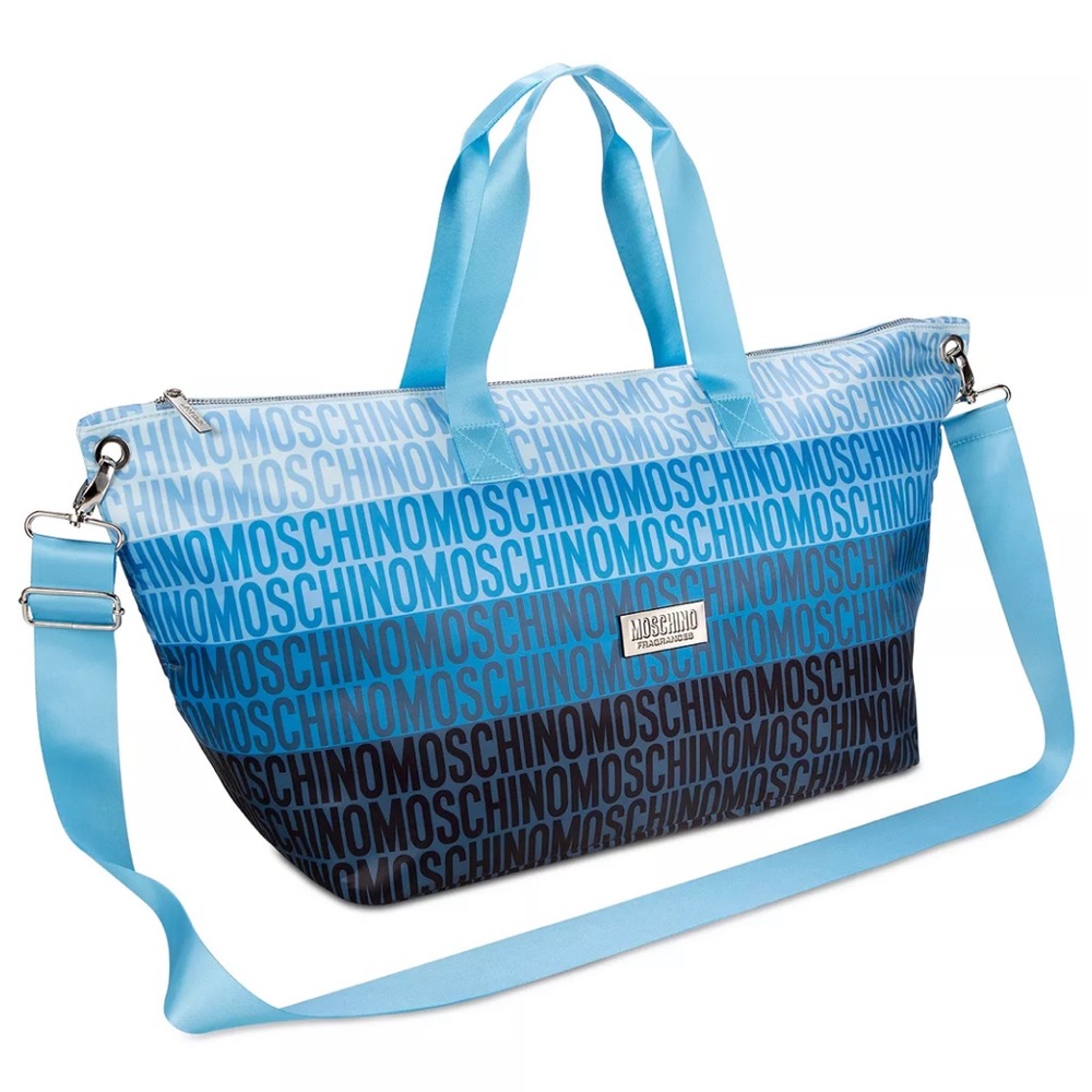 MOSCHINO Moschino Fragrances Blue Weekend Travel Sport Gym bag with dust bag NEW
